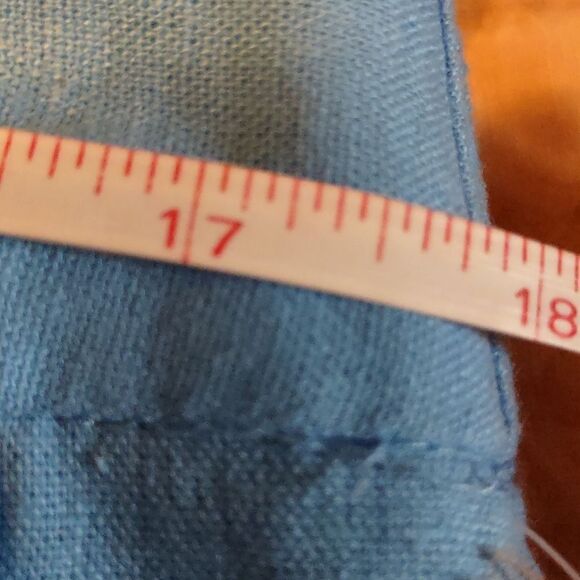 New New Day Women's Size 16 Blue Wide Leg Dress Pants Zip Close Elastic Sides - Picture 5 of 7